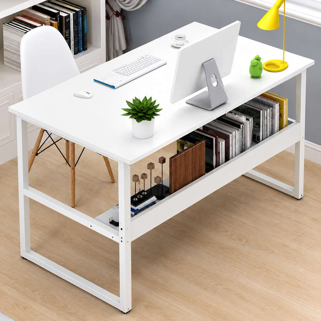 Modern H-DESIGN MDF wood and METAL Tables for office, computer desk, laptop and PC desk,  Software houses, Telecommunication companies