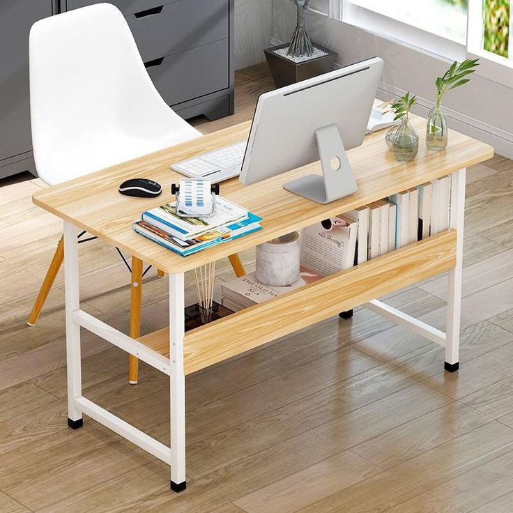 Modern H-DESIGN MDF wood and METAL Tables for office, computer desk, laptop and PC desk,  Software houses, Telecommunication companies