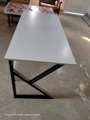 Multicolor Stylish K-Shape Computer Desk , Multipurpose Home Office, Study and Gaming Table, Workstation and Bank tables, MDF High finishing Patex wood and Metal frame powder coated material