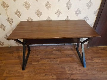Multicolor Stylish K-Shape Computer Desk , Multipurpose Home Office, Study and Gaming Table, Workstation and Bank tables, MDF High finishing Patex wood and Metal frame powder coated material