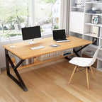 Multicolor Stylish K-Shape Computer Desk , Multipurpose Home Office, Study and Gaming Table, Workstation and Bank tables, MDF High finishing Patex wood and Metal frame powder coated material