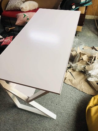 Multicolor Stylish K-Shape Computer Desk , Multipurpose Home Office, Study and Gaming Table, Workstation and Bank tables, MDF High finishing Patex wood and Metal frame powder coated material