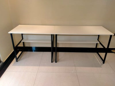Modern H-DESIGN MDF wood and METAL Tables for office, computer desk, laptop and PC desk,  Software houses, Telecommunication companies