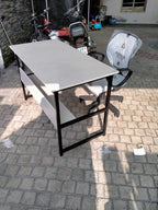 Modern H-DESIGN MDF wood and METAL Tables for office, computer desk, laptop and PC desk,  Software houses, Telecommunication companies