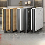 Modern Marble-Finish Wood Folding Dining Table, Foldable kitchen table for daily use, Dining table for homes, restaurants and office ,stylish dining table for small dining area, dining table for studio apartment