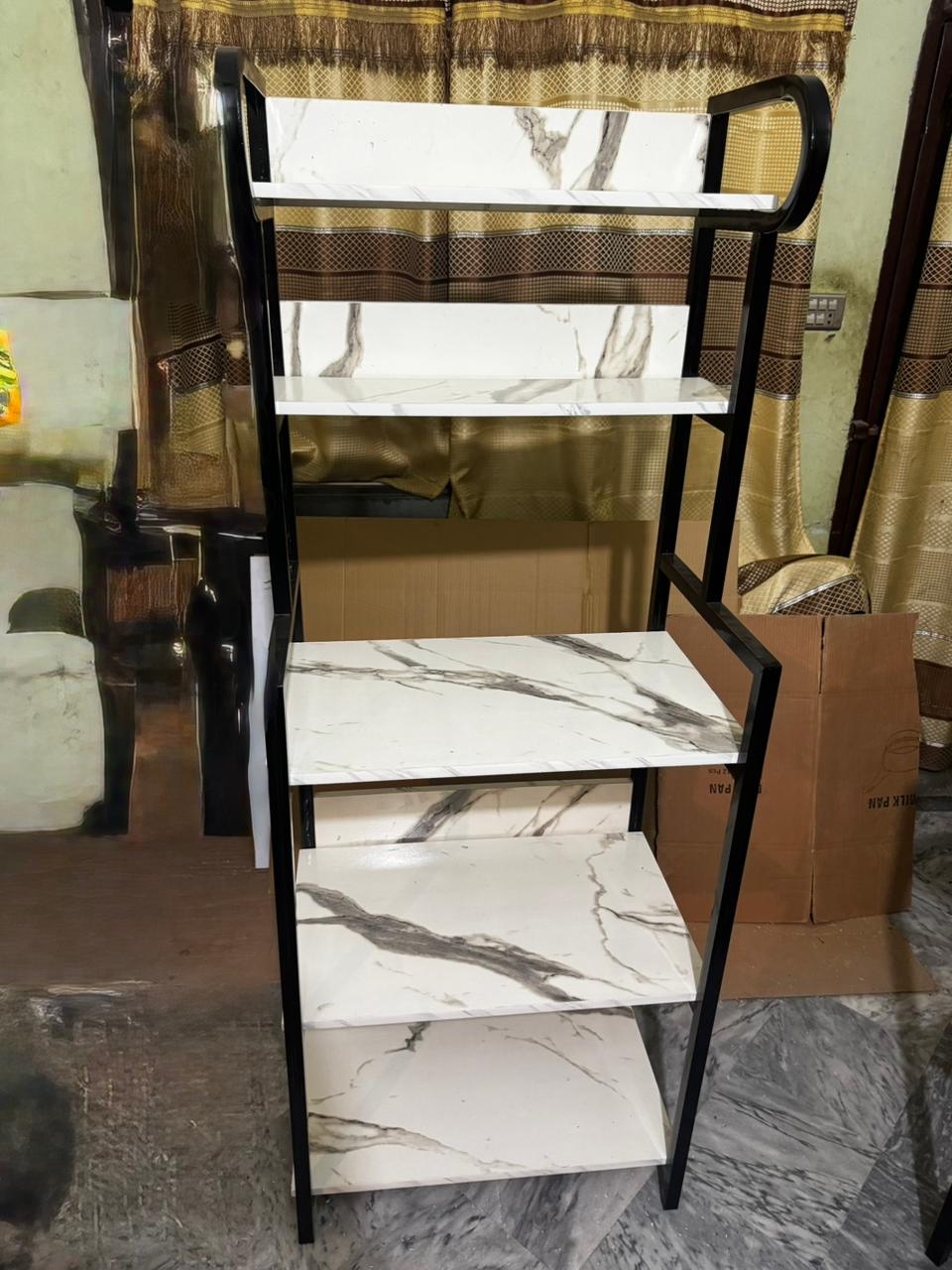 Multipurpose kitchen 5 shelving HEAVY-DUTY kitchen rack , Microwave and oven stand RACK ,Rice cooker storage rack, Kitchen dishes storage rack