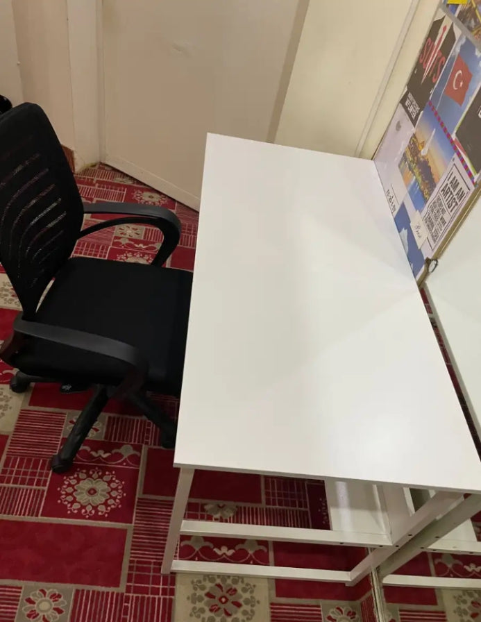 Modern H-DESIGN MDF wood and METAL Tables for office, computer desk, laptop and PC desk,  Software houses, Telecommunication companies