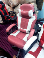 Premium High Back Executive Gaming Chair , Ergonomic Office Chair with Headrest & Lumbar Support , Padded Armrests, Rolling Computer Chair