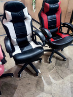 Premium High Back Executive Gaming Chair , Ergonomic Office Chair with Headrest & Lumbar Support , Padded Armrests, Rolling Computer Chair