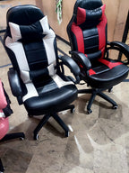 Premium High Back Executive Gaming Chair , Ergonomic Office Chair with Headrest & Lumbar Support , Padded Armrests, Rolling Computer Chair