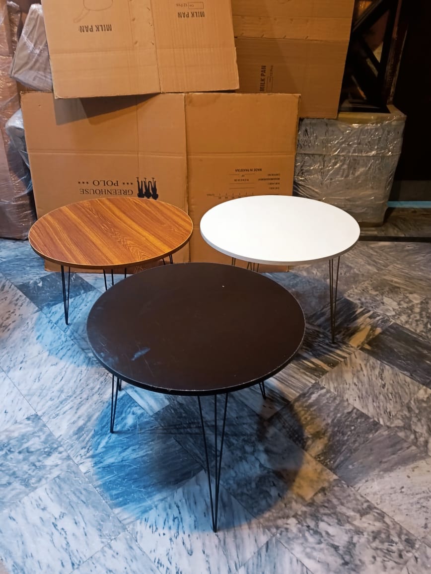 Modern Round Coffee Table, Luxury Style , guest serving drinks table, small eating table, small 2-4 person table, living room table, office use  table, small cafe table, Coffee table for home, 2 FT DIAMETER  rounded with 22 inch height,